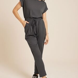 Maurices Maroon Jumpsuit with High-Waisted Design - NWT